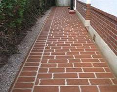 A Stencilled Pathway in Dorset by KK Dorset